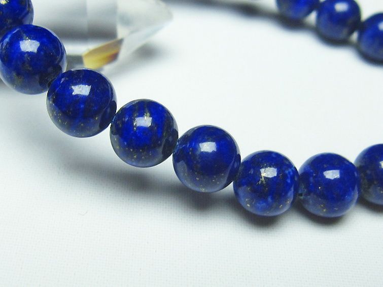 ラピスラズリブレスレット 8mm [t28-12292] 3枚目