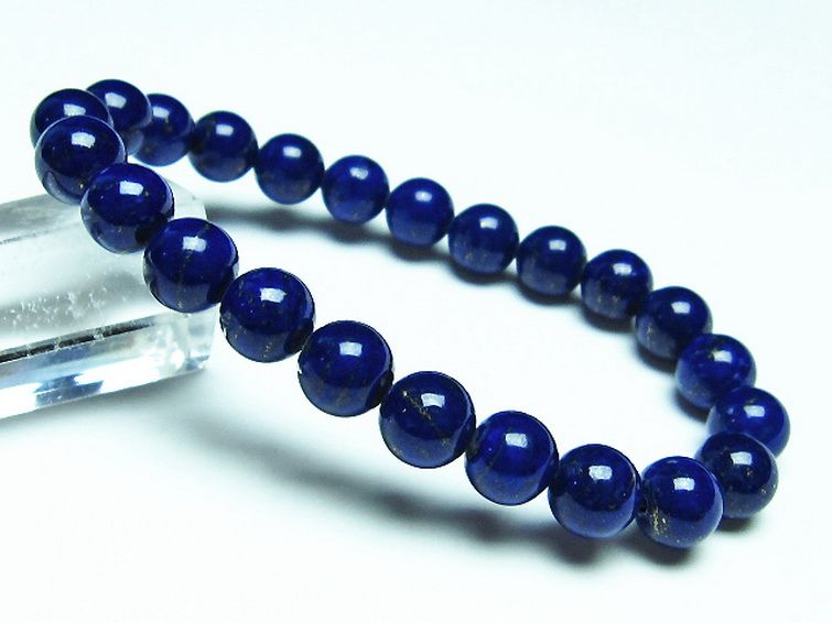 ラピスラズリブレスレット 8mm [t28-12503] 1枚目