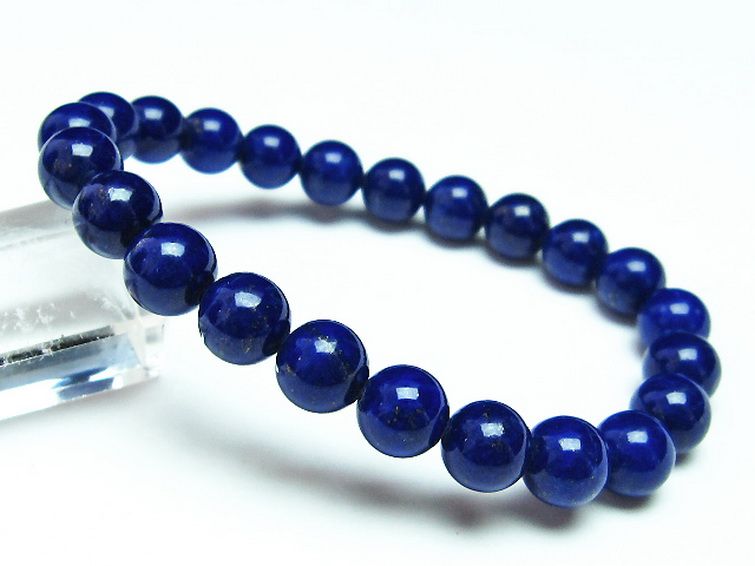 ラピスラズリブレスレット 8mm [t28-12542] 1枚目
