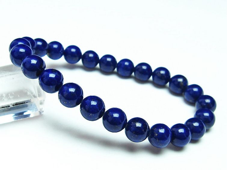 ラピスラズリブレスレット 8mm [t28-12545] 1枚目