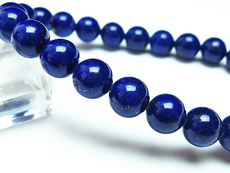 ラピスラズリブレスレット 8mm [t28-12545] 3枚目