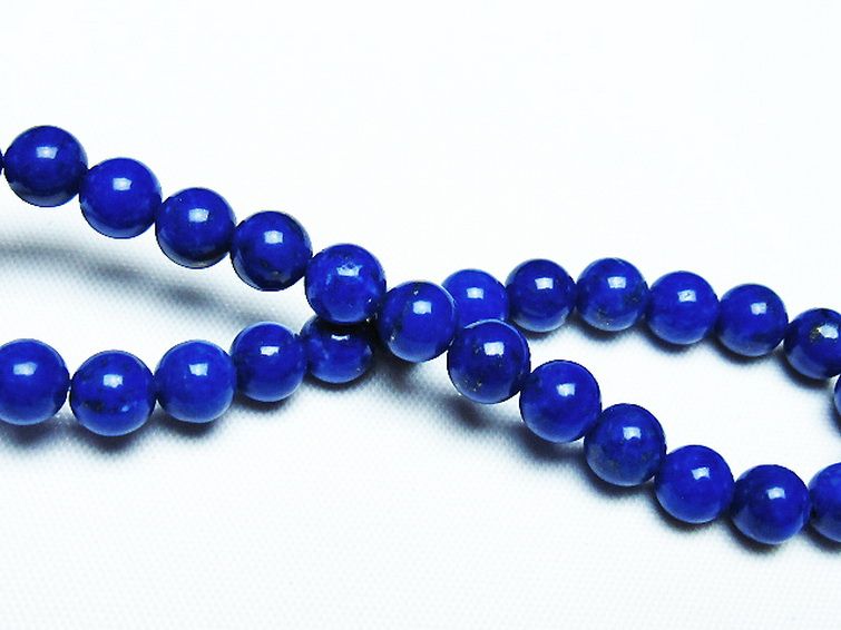 ラピスラズリブレスレット 6mm [t28-12563] 2枚目