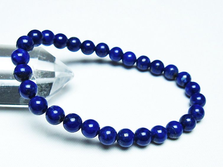 ラピスラズリブレスレット 7mm [t28-12586] 1枚目