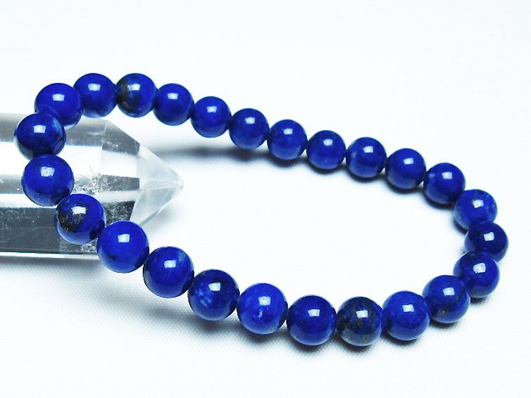 ラピスラズリブレスレット 8mm [t28-12590] 1枚目