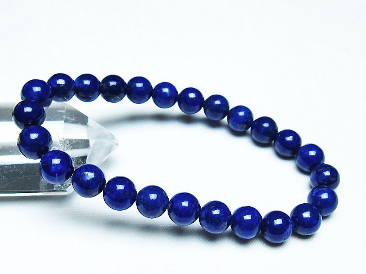 ラピスラズリブレスレット 8mm [t28-12603] 1枚目