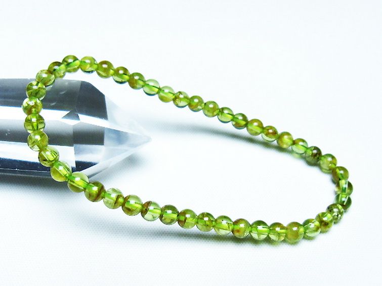 ペリドットブレスレット 4mm [T283-10812] 1枚目