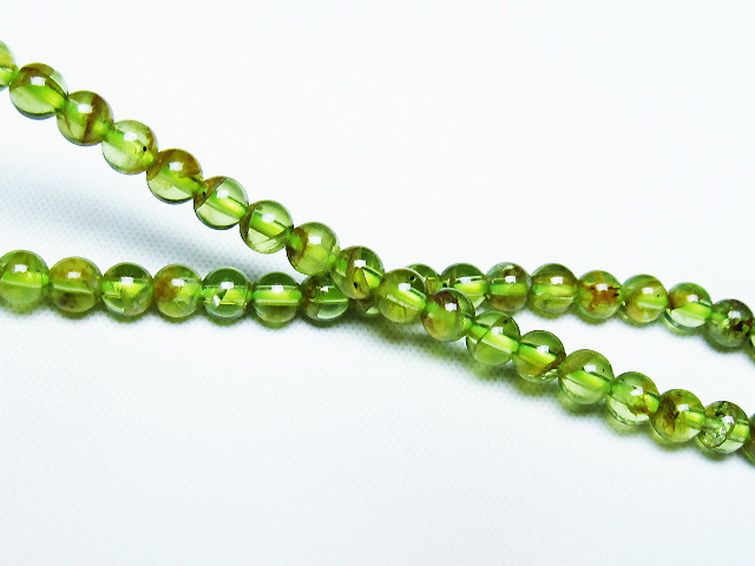 ペリドットブレスレット 4mm [T283-10812] 2枚目