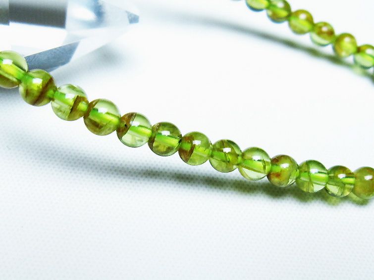 ペリドットブレスレット 4mm [T283-10812] 3枚目