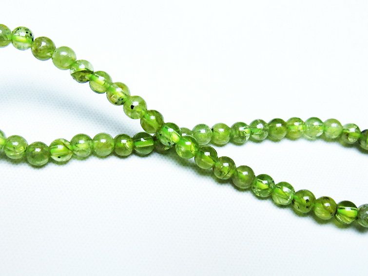 ペリドットブレスレット 4mm [T283-10817] 2枚目