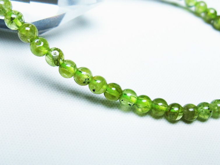 ペリドットブレスレット 4mm [T283-10817] 3枚目