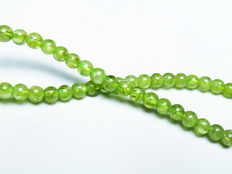 ペリドットブレスレット 4mm [T283-10820] 2枚目