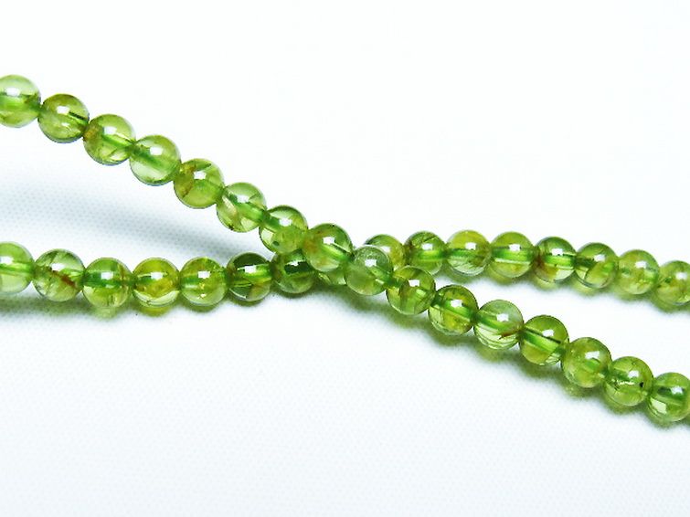 ペリドットブレスレット 5mm [T283-10906] 2枚目