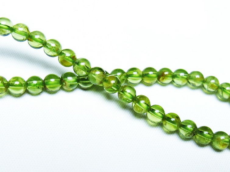ペリドットブレスレット 5mm [T283-10922] 2枚目