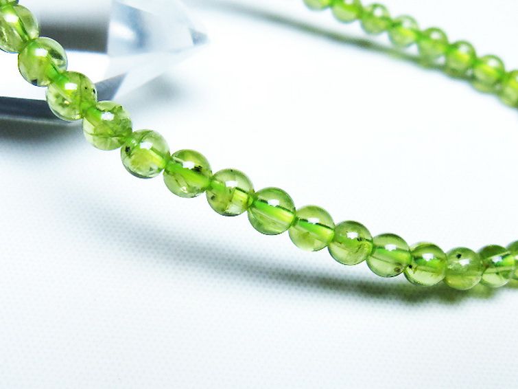 ペリドットブレスレット 4mm [T283-10939] 3枚目