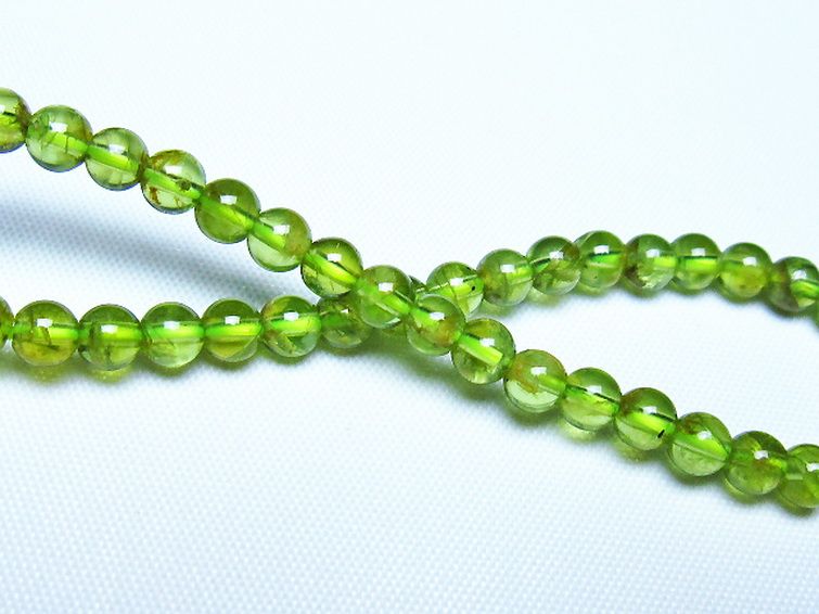 ペリドットブレスレット 5mm [t283-11122] 2枚目