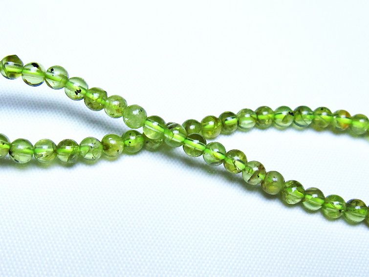 ペリドットブレスレット 4mm [t283-11127] 2枚目