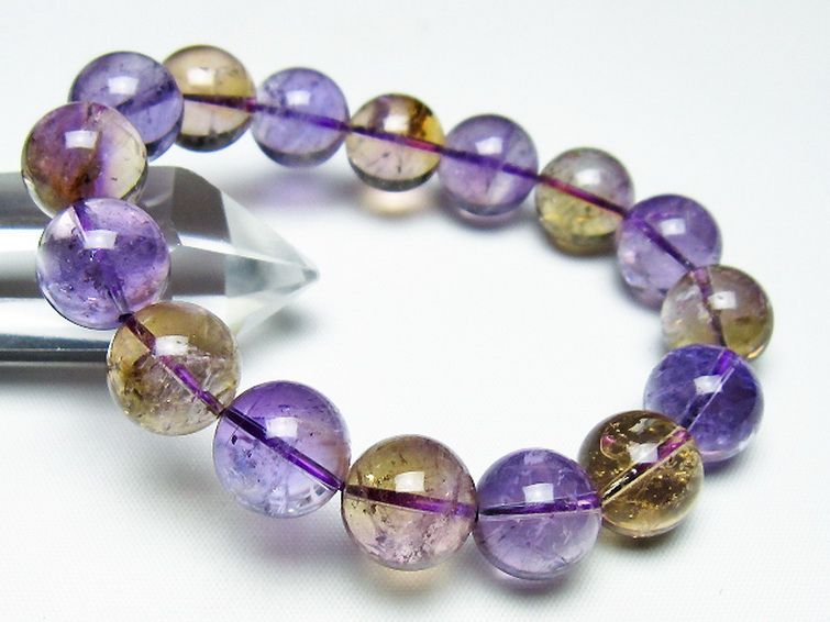 アメトリンブレスレット 13mm [t29-8356] 1枚目