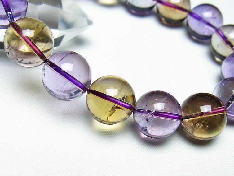 アメトリンブレスレット 13mm [t29-8375] 3枚目