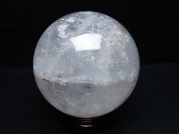 1.6Kgヒマラヤ水晶丸玉 103mm [T296-2283] 3枚目