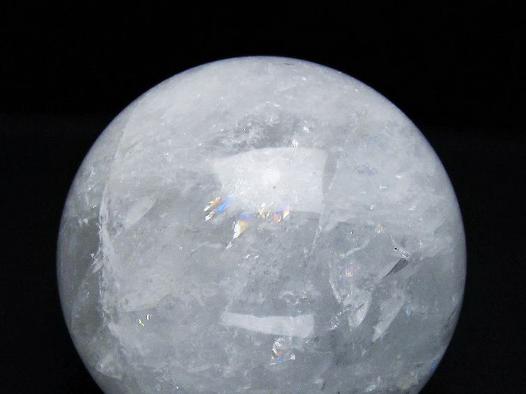 1.1Kgヒマラヤ水晶丸玉 91mm [T296-2874] 2枚目