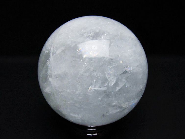 1.1Kgヒマラヤ水晶丸玉 91mm [T296-2874] 3枚目