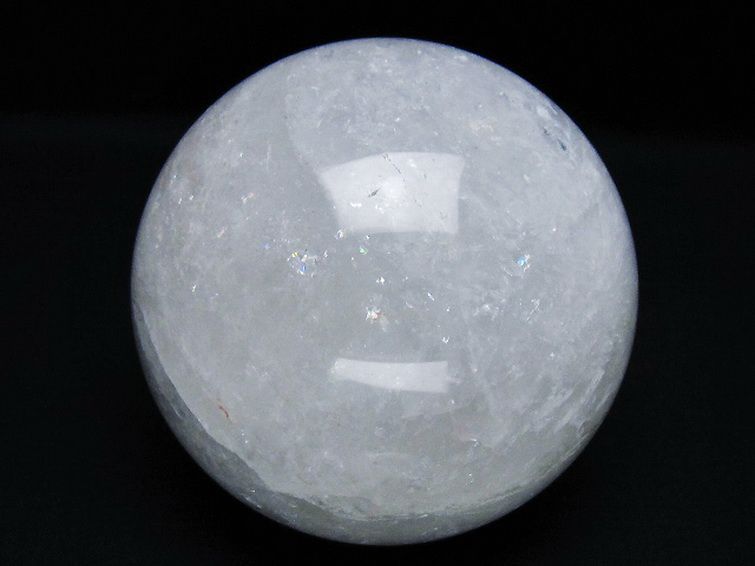 1.2Kgヒマラヤ水晶丸玉 93mm [T296-2879] 1枚目