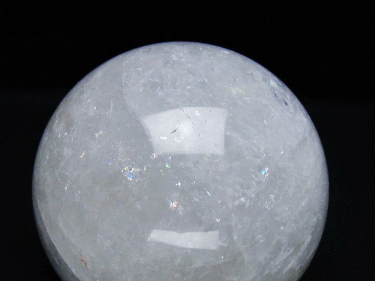 1.2Kgヒマラヤ水晶丸玉 93mm [T296-2879] 2枚目