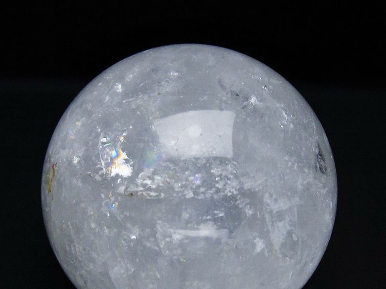 1.1Kgヒマラヤ水晶丸玉 91mm [T296-2909] 2枚目