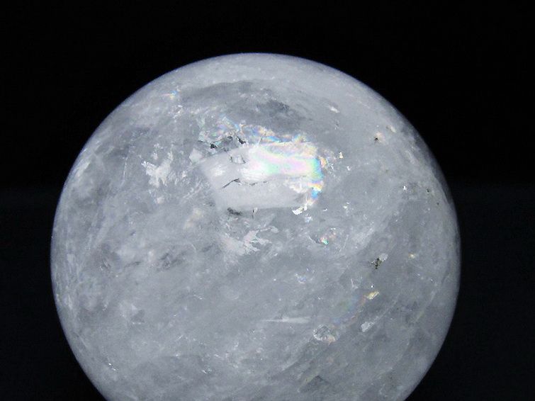 2Kgヒマラヤ水晶丸玉 115mm [T296-2921] 2枚目