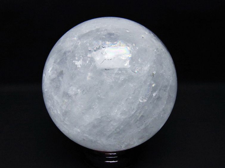 2Kgヒマラヤ水晶丸玉 115mm [T296-2921] 3枚目