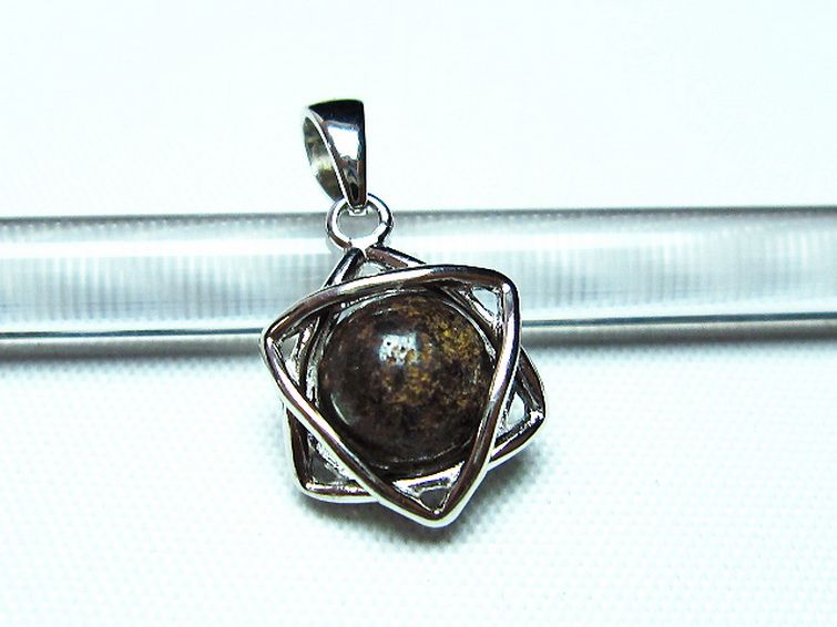 コンドライト「サハラNWA869隕石」ペンダント[T298-570] 2枚目