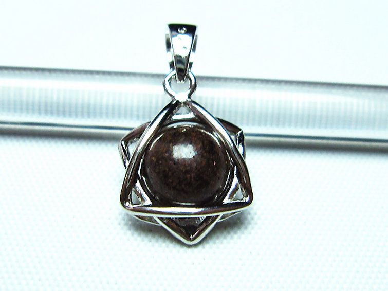 コンドライト「サハラNWA869隕石」ペンダント[T298-581] 2枚目