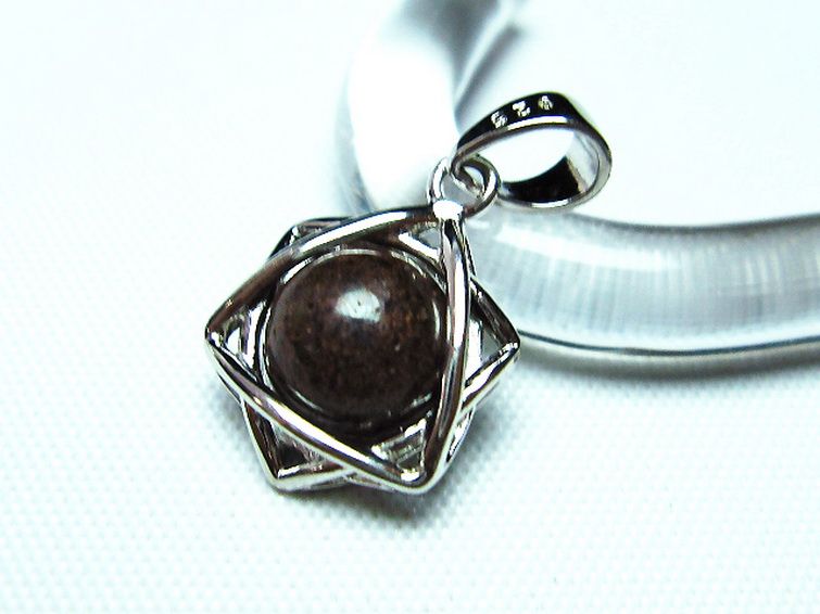 コンドライト「サハラNWA869隕石」ペンダント[T298-581] 3枚目