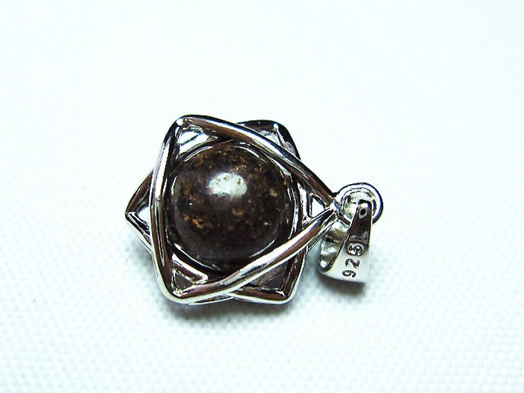 コンドライト「サハラNWA869隕石」ペンダント[T298-586] 1枚目