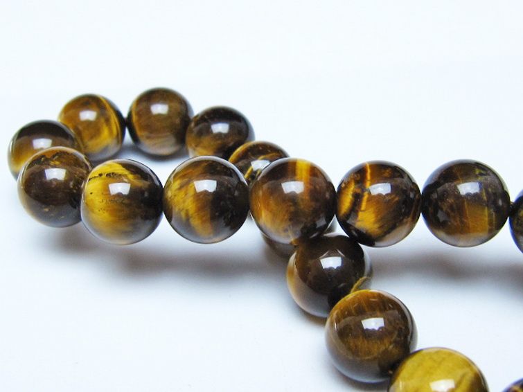 タイガーアイ※黄虎目石ブレスレット 10mm [t30-14373] 2枚目