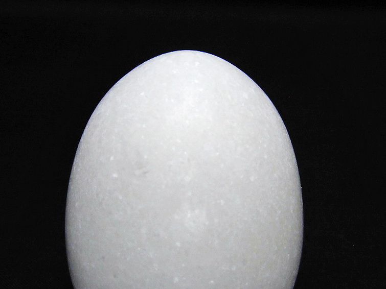 漢白玉たまご置物 [t306-3206] 2枚目