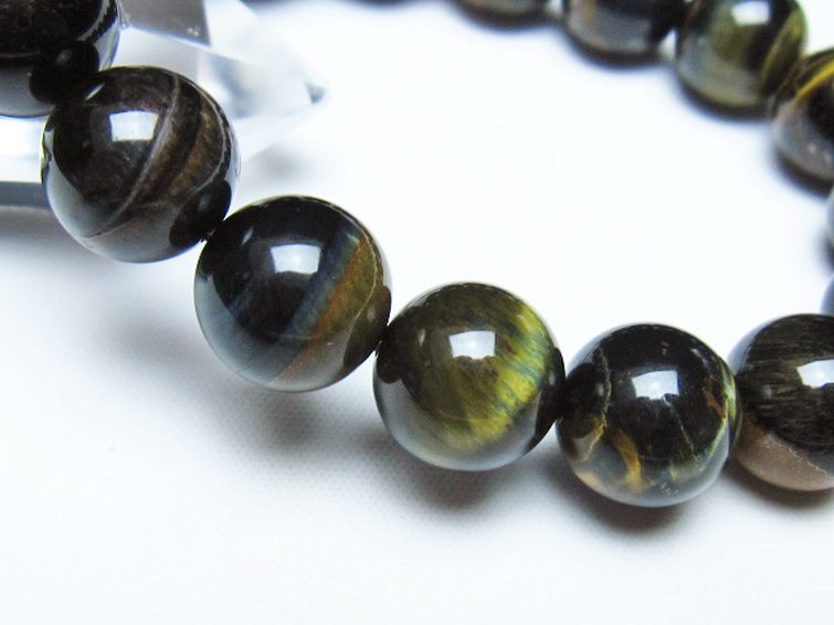 ミックスタイガーアイブレスレット 12mm [t31-6148] 3枚目