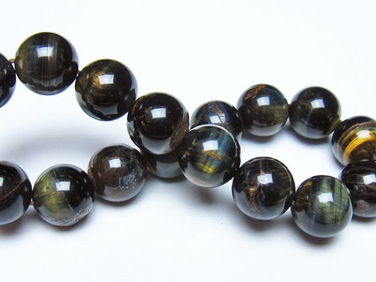 ミックスタイガーアイブレスレット 12mm [t31-6161] 2枚目