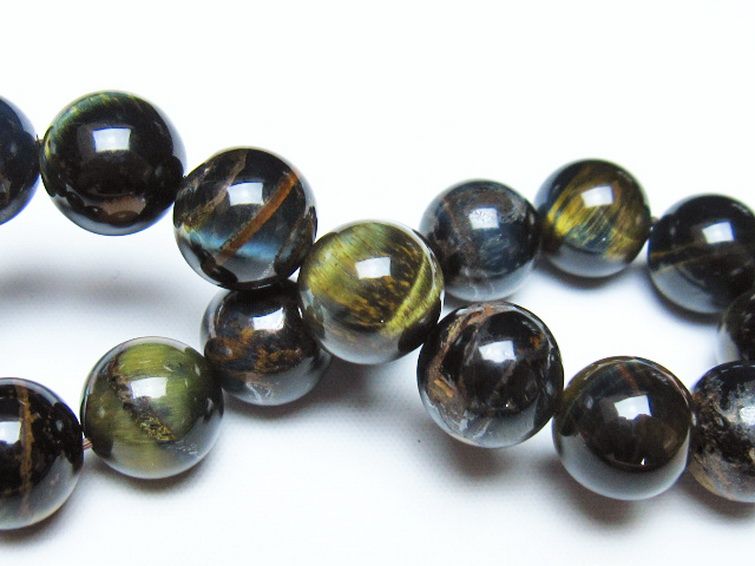 ミックスタイガーアイブレスレット 12mm [t31-6182] 2枚目