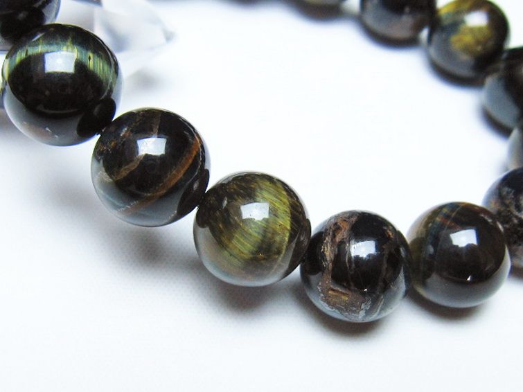 ミックスタイガーアイブレスレット 12mm [t31-6182] 3枚目