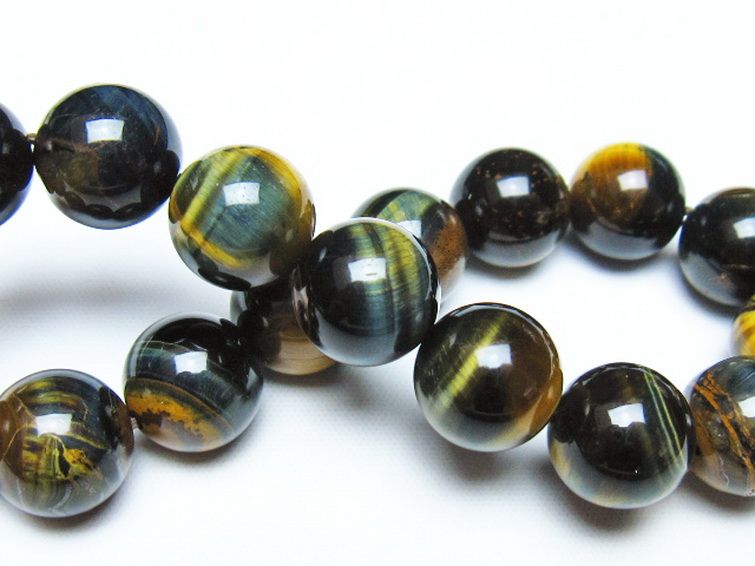 ミックスタイガーアイブレスレット 13mm [t31-6221] 2枚目