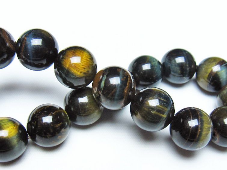 ミックスタイガーアイブレスレット 12mm [t31-6228] 2枚目