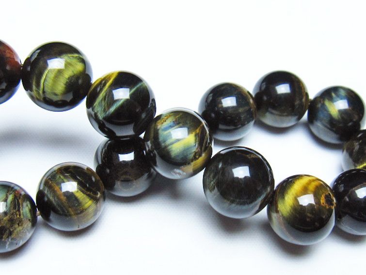 ミックスタイガーアイブレスレット 13mm [t31-6249] 2枚目