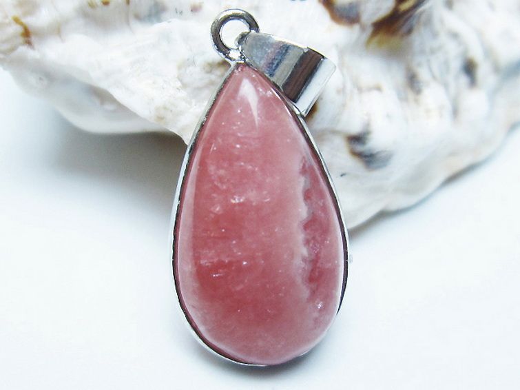 パワーストーン 天然石 インカローズ(ロードクロサイト)ペンダント