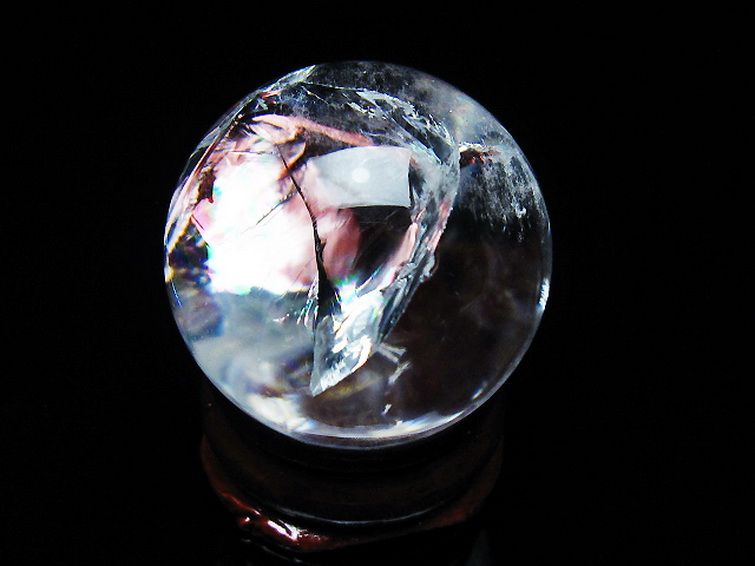 ローズクォーツ六角柱[T332-5367] 3枚目