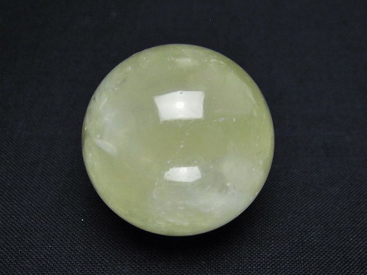 シトリン水晶丸玉 32mm [T318-5930] 1枚目