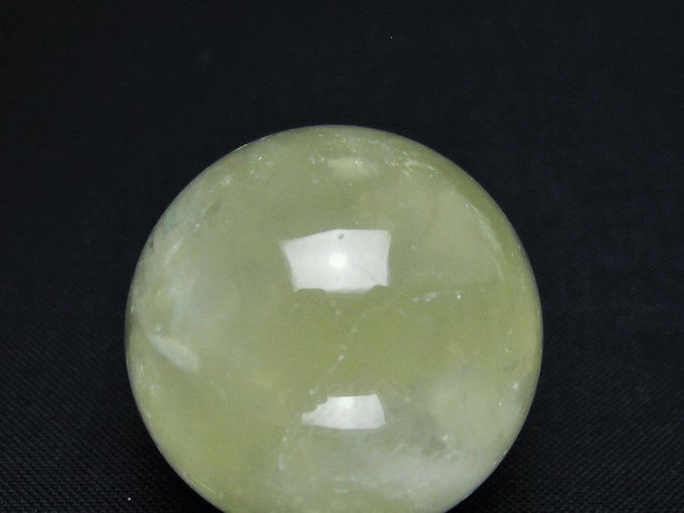 シトリン水晶丸玉 32mm [T318-5930] 2枚目