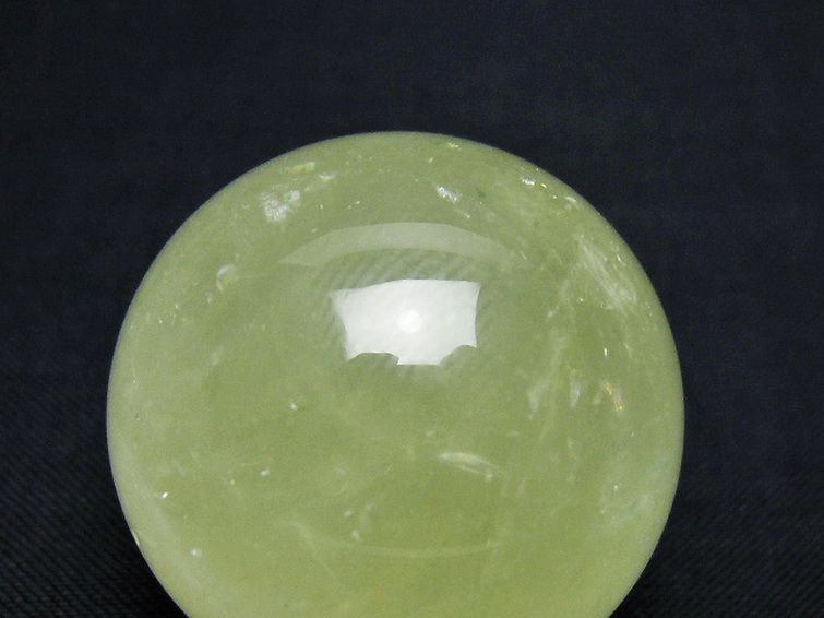 シトリン水晶丸玉 32mm [T318-6100] 2枚目