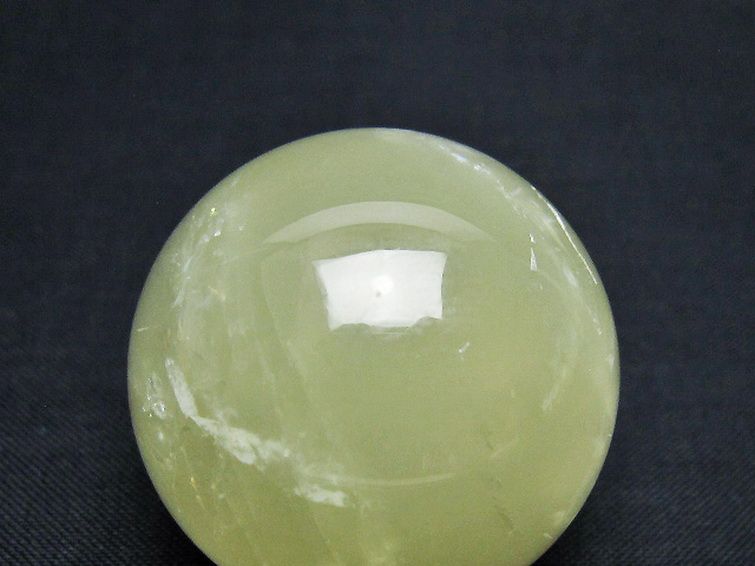 シトリン水晶丸玉 36mm [T318-6141] 2枚目