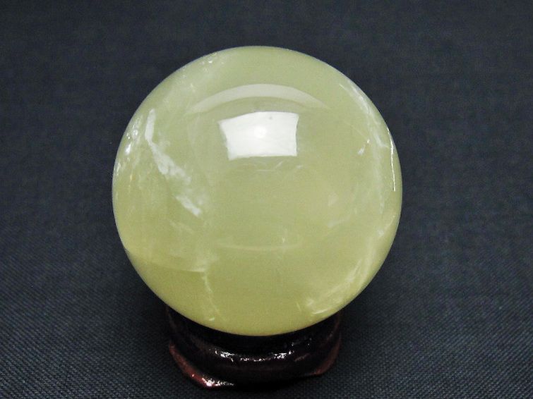 シトリン水晶丸玉 36mm [T318-6141] 3枚目
